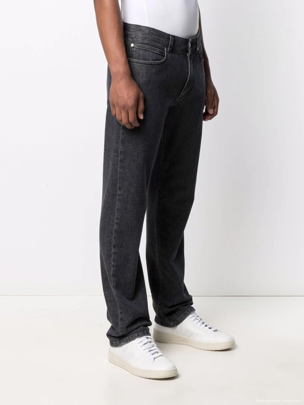 Cheap jeans Stella Women logo-print McCartney straight-leg 0822
